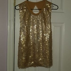 Sequin tank top
